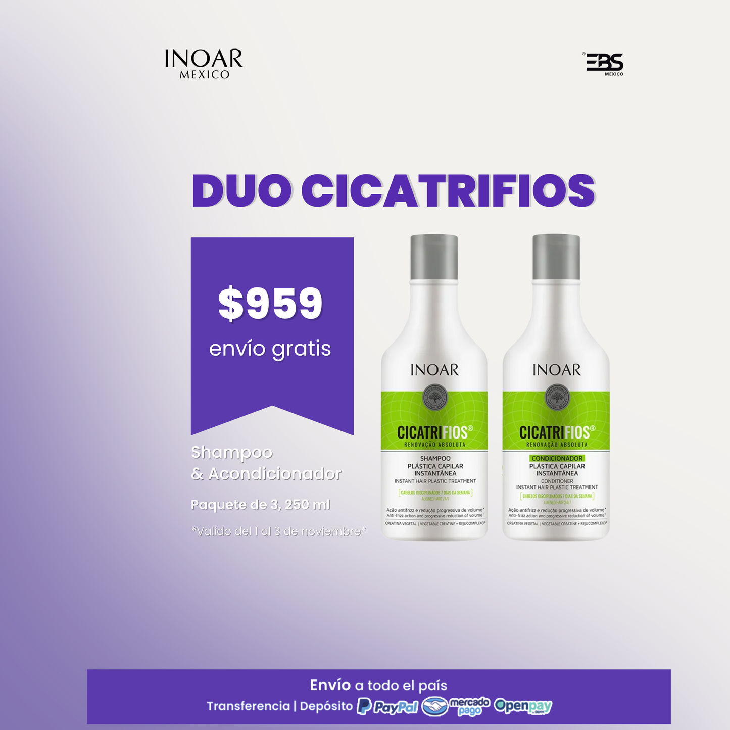 DUO CICATRIFIOS | KIT DE 3