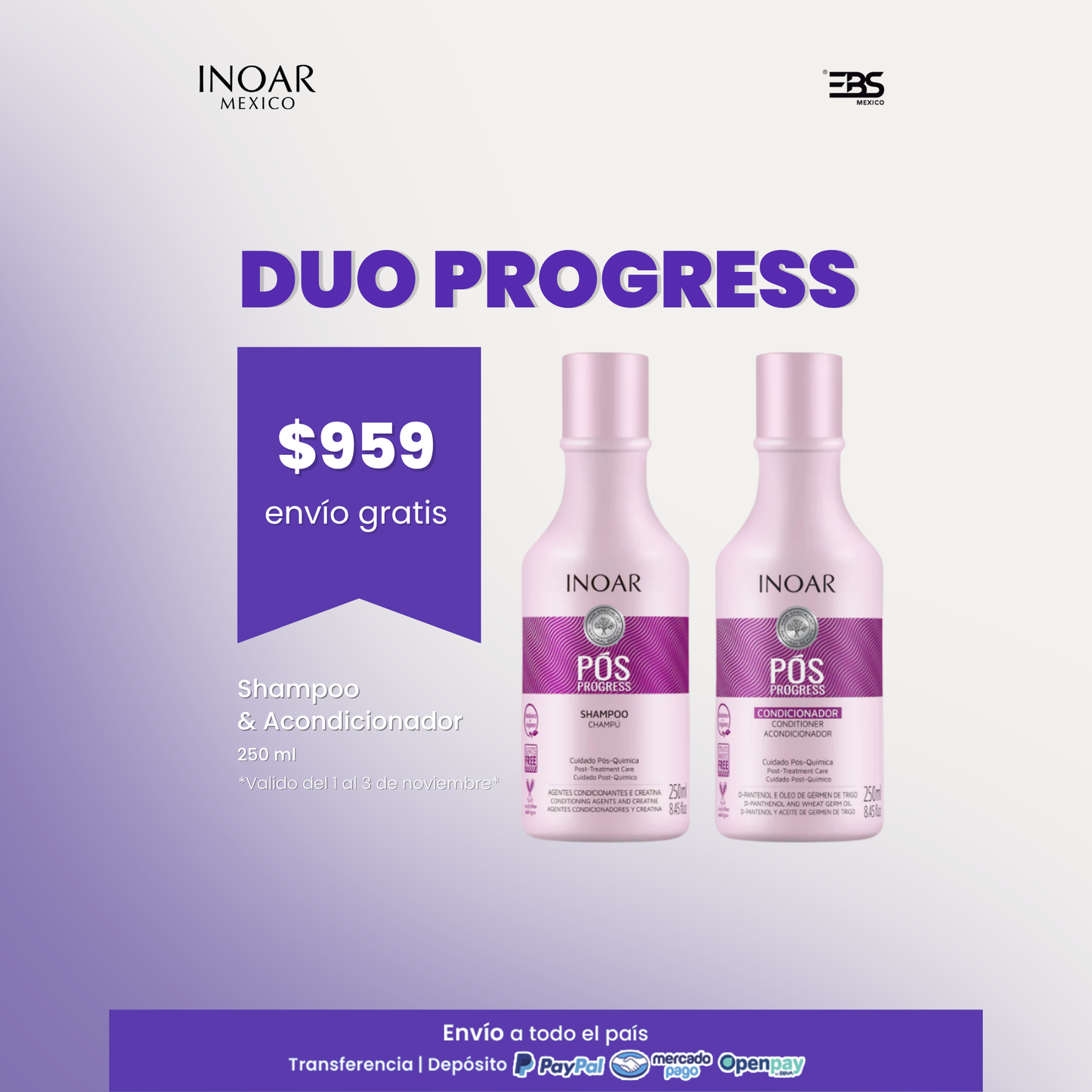 DUO POS PROGRESS | KIT DE 3