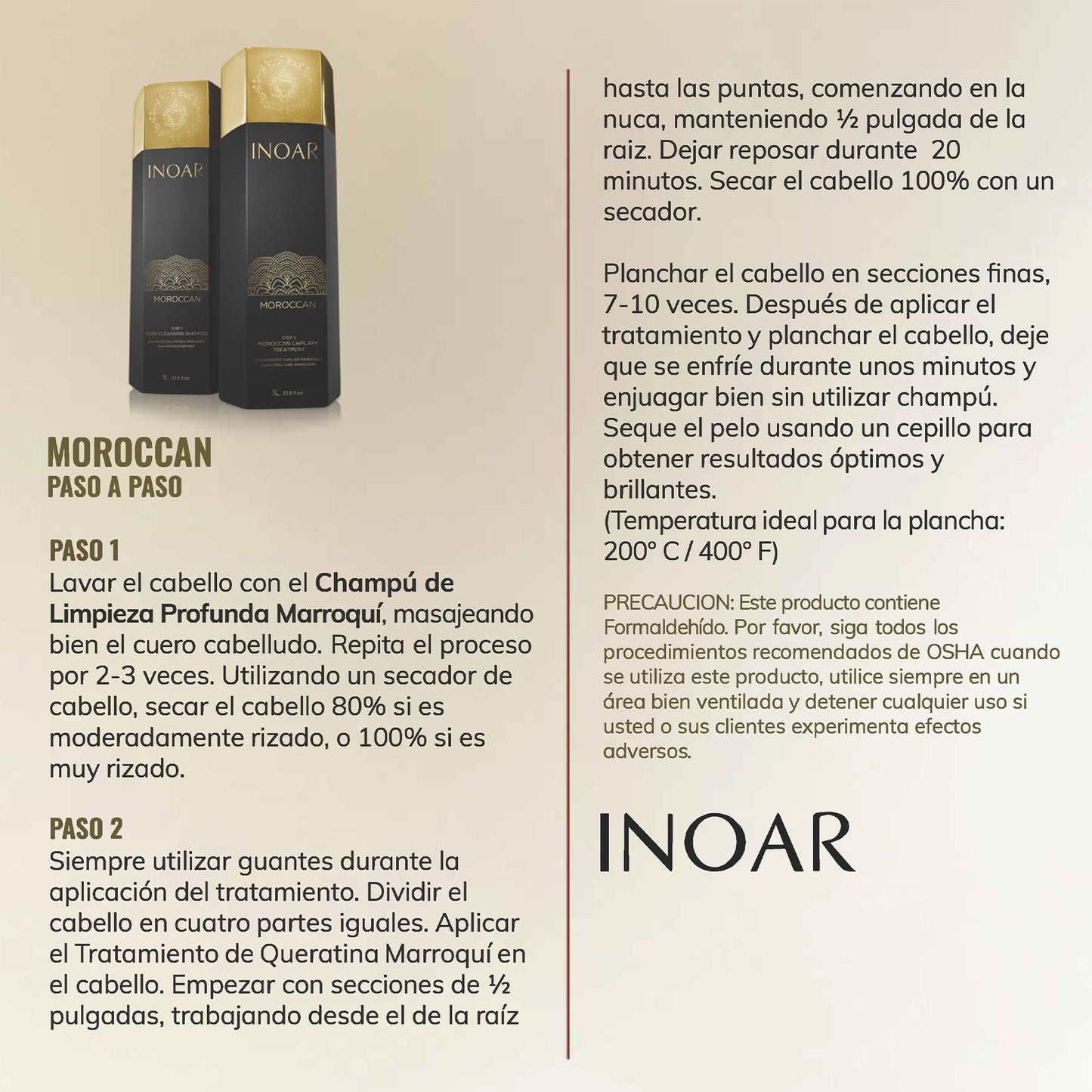 APLICACIÓN PASO A PASO DE MOROCCAN