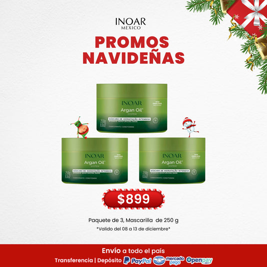 MASCARILLA DE ARGÁN | KIT DE 3