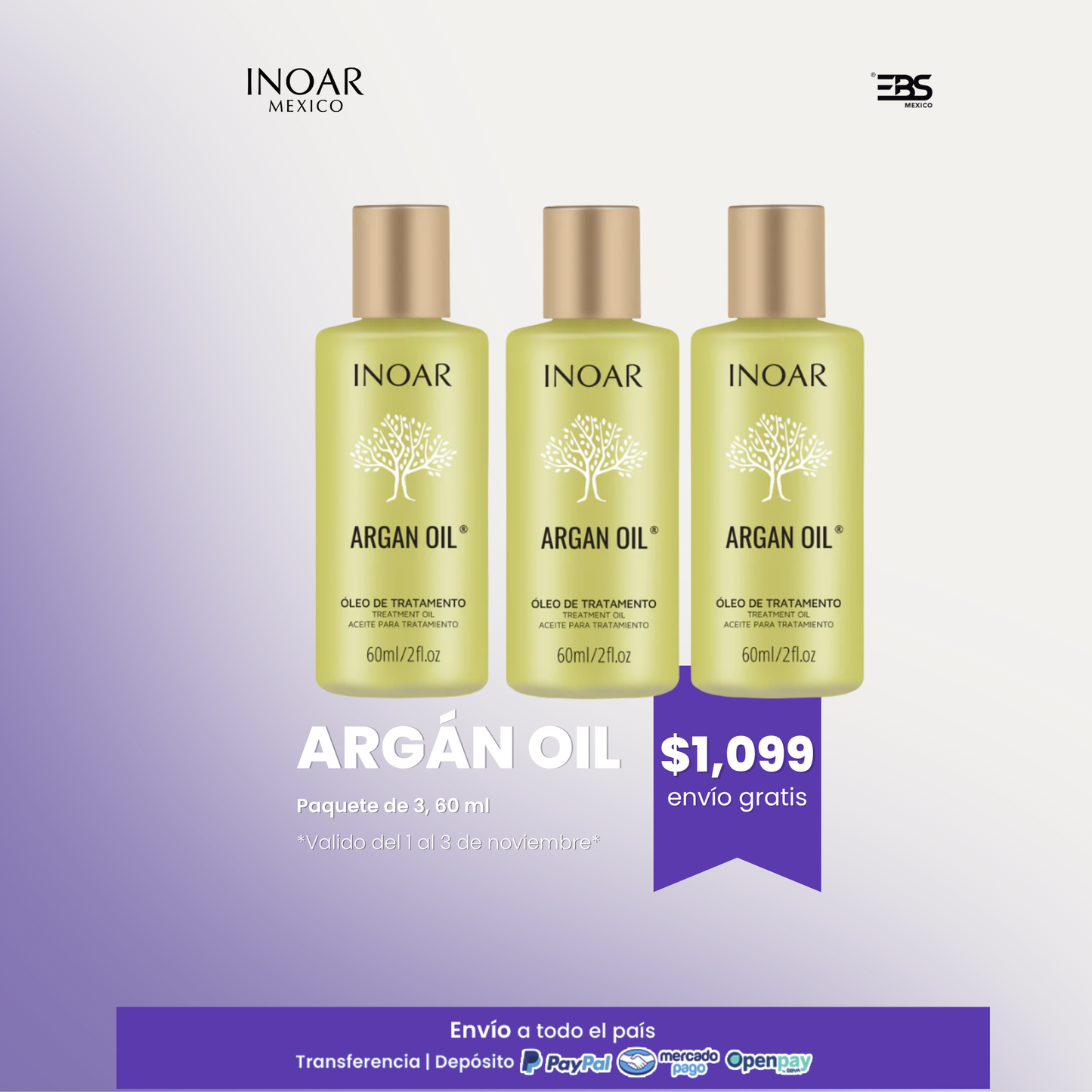ARGÁN OIL | KIT DE 3