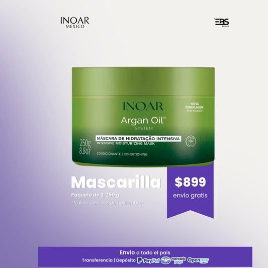 MASCARILLA DE ARGÁN | KIT DE 3