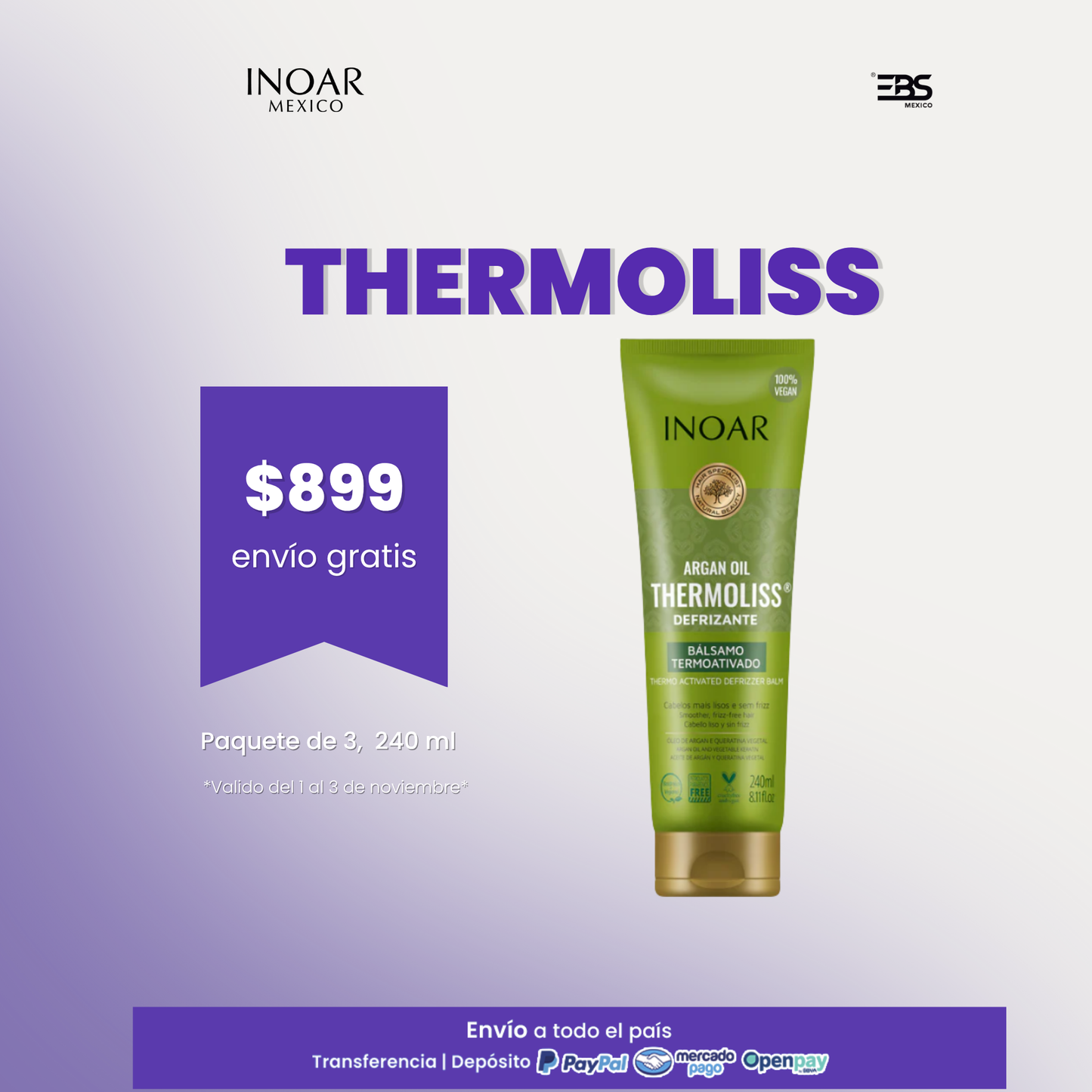 BÁLSAMO THERMOLISS | KIT DE 3