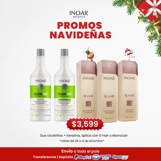 KERATINA + DÚO CICATRIFIOS 1 LT