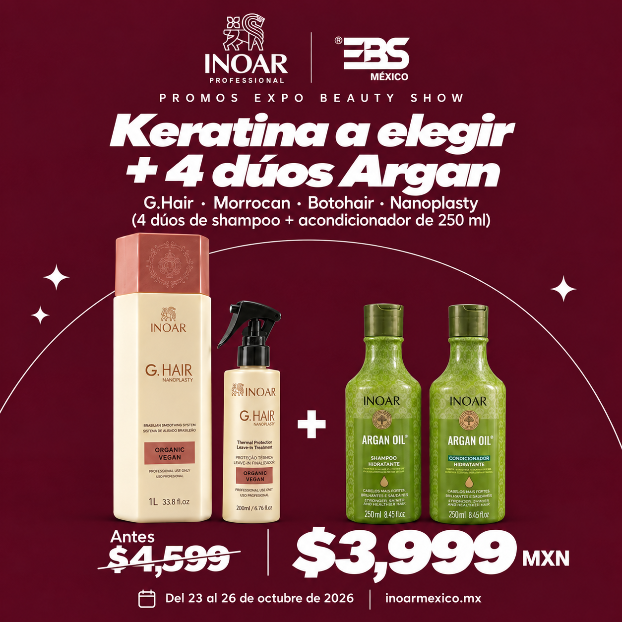 Keratina y Duos Argán