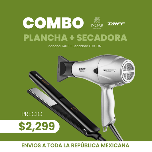 Herramientas Profesionales: Secadora + Plancha